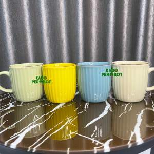 Mug Cantik Hotel - Mug Putih - Cangkir Keramik Cantik - Cangkir Estetik