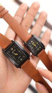 TB4[✅COD] Free Baterai - Jam Tangan Korea Pria Dan Wanita Jam Tangan Pria ALBA/DGC Kotak / Ring Rose Gold / Fashion Pria / Elegant / Jam Kasual Pria / Jam Tangan Pria / Jam Tangan Wanita / Cool / Real Pict!! - Lazada