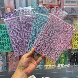 Customizable Letter Name Tag Pendant Bag Decorations Sanrio Japanese English Alphabet Letter Anime Cartoon Themed Accessories