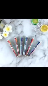 Pulpen 6 Warna Warni Alat Tulis Pena Balpoin 6 in1 untuk Belajar Anak Lucu Unik Praktis