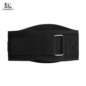 LouisWill Fitness Belt Weightlifting Belt Breathable Back Support Belt for Powerlifting Strength Training Lower Back Pain Relief Adjustable Workout Belt for Gym Fitness