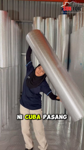 SUNFOIL SB250-FR [5m] Bubble Foil Series Bubble Aluminium Foil Penebat Haba Rumah Roofing Reflective