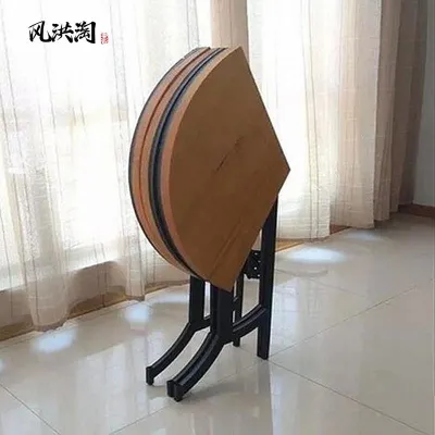 Folding and Adjustable Round Table Set