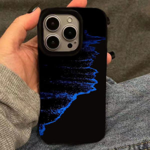 2025 New  Official 16Pro Max Phone Case High-End Unique Blue Shell Mens Full Cover Anti-Fall Womens Protective Cover