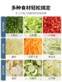 Small Commercial Multifunctional Onion Chopper Machine Electric Ginger Garlic Slicer Tool for Kitchen Use Chigo Brand. 