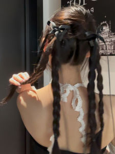 French Bow Knot Hair Clip Small Princess Hair Accessories Fashionable Sweet Style Hair Grips