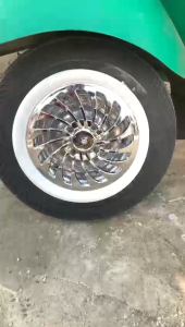 Bajaj RE Chrome Accessory Wheel Cover (Set of 3pcs.)