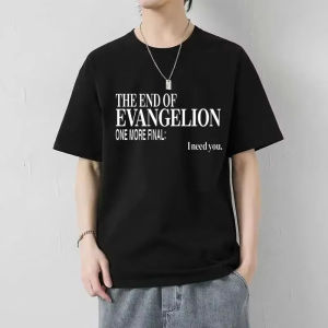 Bandai | 2026 Hot Selling Summer Fashion New Anime New Era Gospel Warriors Need You Scene 3D Printing T-shirt Hip Hop Street Clothing