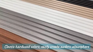 PVC Wall Panel Solid Wood Board Wallpaper Fluted Wall Panel Sticker Waterproof Grille Design