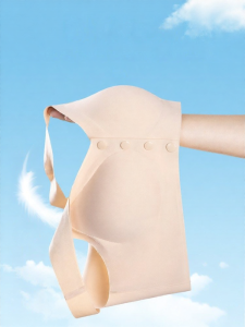 CARMINE OF SIX PETALS | Post-surgery Breast Prosthesis Bra Front Clasp Thin for Summer