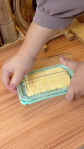 Pemotong Butter Tempat Penyimpanan Mentega Keju Praktis Dengan Wadah Dan Tutup Anti Debu