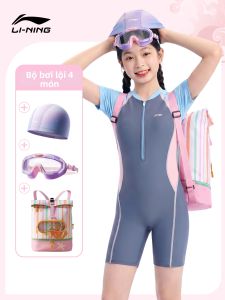Li-Ning | Bộ Đồ Bơi Có Gối Ngực Cho Bé Gái