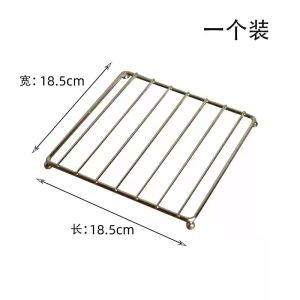 Thảm Cách Nhiệt Bằng Thép Không Gỉ Dày Cho Nhà Bếp Thảm Chống Bỏng Chịu Nhiệt Độ Cao Thảm Đựng Bát Đĩa Hình Vuông Phong Cách Bắc Âu