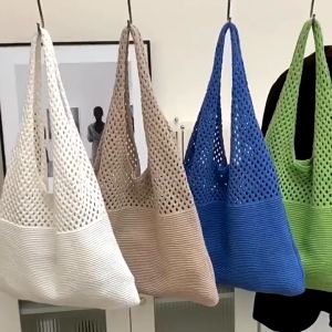 Summer Bag Guide: Casual Woven Shoulder Bag & Multicolor Knitted Braid Bags