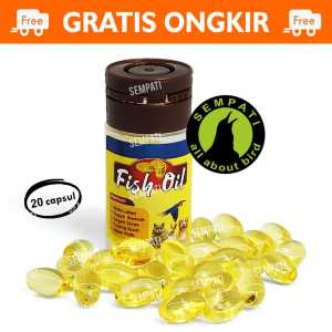 Nama Produk: FISH OIL FOR ANIMAL MINYAK IKAN VITAMIN HEWAN  Kategori produk: vitamin/suplement  Sangat cocok untuk semua jenis hewan seperti : Kucing anjing burung hamster sugar glider ayam dll  Kegunaan:      Memelihara kesehatan hewan