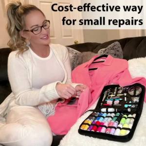 95-Piece Multifunctional Sewing Kit – Sewing Thread and Needle Set Travel Sewing Kit Portable Thread Kit Hand Sewing Tools Set.