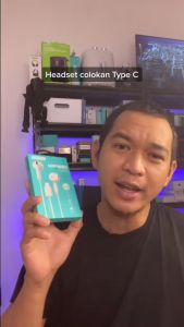 LOG ON HEADSET TYPE C MOZART LO-HF779(UNTUK ANDROID TYPE C IPHONE 15/16 & LAPTOP) -GARANSI RESMI