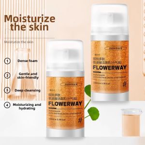 Walnut Peptide Amino Acid Cleanser Oil Control Deep Cleaning Facial Wash Milk Exfoliating Foaming Gel by Snow Beauty