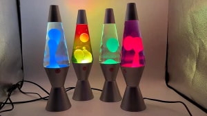 【Ready Stock】Volcanic Lava Lamp Sparkling Bedroom Night Light Bedside Lamp Motion Lava Lamp Jellyfish Night Light