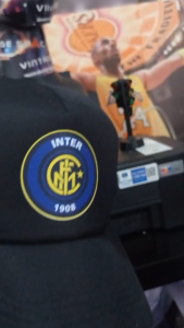 topi jaring custom satuan bola/ topi club bola/inter milan