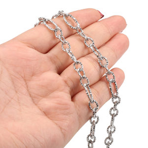 `เครื่องประดับห่วงโซ่สแตนเลสแบบทำมือพวงกุญแจเสื้อผ้าแฟชั่นระเบิดวัสดุทำด้วยมือ`