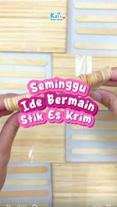 Stik Es Krim Halus / Stick Es Krim 40 pcs Aman untuk Mainan Anak / Prakarya / Kerajinan Tangan