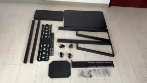 (1700 1800 ) SGstock 47-86 inch TV stand mobile cart  trolley cart  LED LCD display 2 shelf 3 level height adjustable portable TV cart live broadcast floor stand horizontal and vertical - Lazada