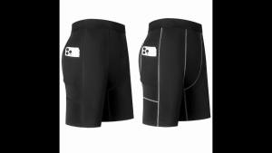 Quần Short Thể Thao Nam Bó Sát Chất Liệu Nhanh Khô Dùng Cho Tập Gym Đạp Xe Tập Luyện Thể Thao Size 3XL