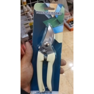 Gunting Tanaman Daun Ranting Batang Dahan Alat Berkebun PUTIH - 1pcs