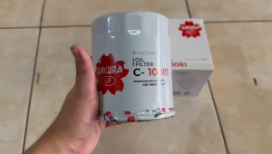 Filter Oli C-10081: Pajero Sport, Kuda & Triton Sakura Oil Filter C-10081 MD069782