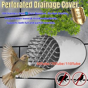 Drainage Cover Floor Drain Stainless Drain Filter Toilet Accessories Bathroom Drainage Cover Outdoor Prevent Entry By Birds And Rodents