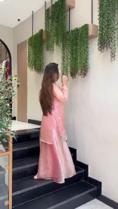 [PRE-ORDER] Ready Made Pure Jimmy Choo Silk With Embroidery Sequence Work Suit (10-15days delivery)