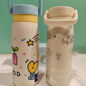 ฮาลส์ HGS-530-001 แก้วน้ำชาเพลเชอร์ น้ำหนักเบา ถ้วย 530ML ความจุขนาดใหญ่ 316L ภายใน เสื้อกล้าม พร้อมแก้วเก็บความร้อนที่เก็บชา