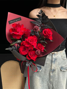 Papier Kraft Dày Bao Hoa Bó Hoa Giấy Gói Cảm Giác Cao Cấp Cửa Hàng Hoa Phù Hợp Với Mọi Màu Sắc Pure Color Series