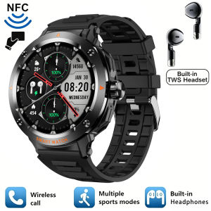 LIGE | LIGE TWS Earphone 2 in 1 Wireless Headset Smart Watch Women Men BT Call Heart Rate Sport Fitness Tracker Earbuds Smartwatch 2026