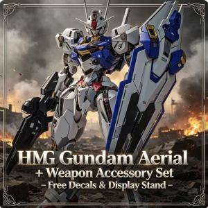 Bandai | Mô Hình Robot Gundam Bandai 1/144 Aerial HG - Đồ Chơi Lắp Ráp Sưu Tầm Dành Cho Trẻ Em & Người Lớn Chủ Đề Anime