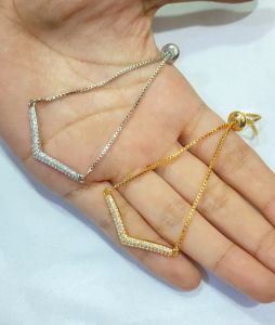 Noin Gelang Wanita Fuji: Gelang Tangan Serut Anti Karat Korea & Lapis Emas