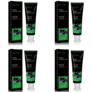 EELHOE | Clean White Toothpaste Effectively Remove Dental Plaque Eliminate Oral Odors Caring for Dental Health Bamboo Charcoal Toothpaste