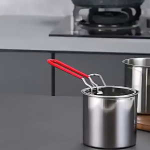 Panci Deep Fryer 2in1 /  Mini Deep Fryer 2in1 Stainless Steel Tebal Anti Karat Premium IFN