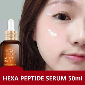Multiple Repair Firming Serum Original Hexa Peptide Essence Anti Winkles Lifting Moisturize Whitening Face Serum Muka Glowing Day and Night 50ml