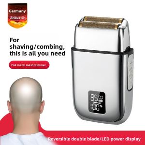 MONLEYTA | German Precision Head Shaving Razor Mens Hair Clippers Professional Bald Head Trimming Machine Whitening Beard Trimmer