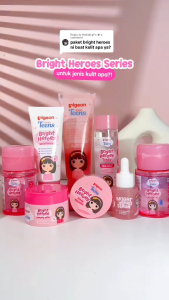 ISI 8 BRIGHT HEROES SERIES COMPLETE SET | Skincare remaja mencerahkan | Niacinamide infused |Alcohol free| Brightening agent skincare