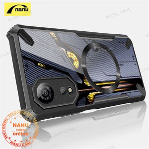 NANU [กระทิง] สำหรับ ZTE Nubia Neo 2 5G เคสโทรศัพท์เข้ากันได้กับ Magsafe เคสนิ่ม TPU กันกระแทกอะคริลิคใสด้านหลังฝาแข็งกรอบป้องกันกล้อง