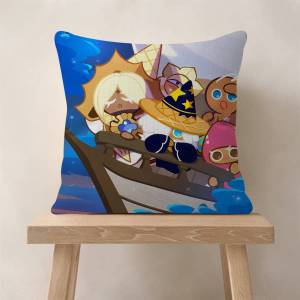 KAYOU | Cushion Cover Soft Decorative Square Cushion Covers 45x45cm Pillowcases For Sofa Couch Bedroom Funny Anime Cookie Run Kingdom