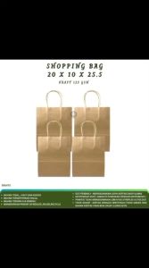 Tas Kertas Small Paper Bag 20x10 Tas Kantong Small (Isi 5 Pcs--SBG47S)