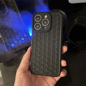 Heat Dissipation Soft Silicone Phone Case for Apple 15iPhone14promax 13pro Personalized Cellular Heat Dissipation Mens 15 Simple Mobile Phone Case 12pro Anti-fall Apple 11 Top New Advanced Protection Cover