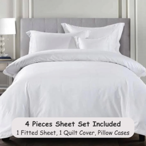 EMBY Hotel Quality Quilt Cover Set - Single/ Super Single/ Queen/ King/ Super King