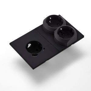 Skin Sensation USB A+C Skin Feel Paint Wall Socket Integrated Panel Embedded Power Sockets DIY Combination Embedded Paint Socket