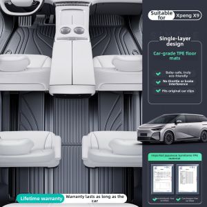 CO | 2026 Model Xpeng X9 TPE Full Cover Car Mats