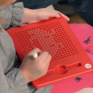 Magnetic Ball Drawing Board Drawing Board With Pen Montessori Toys Children Lukisan Pixel Magnet Mainan Kanak Giftlive